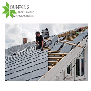 Split Surface Dark Grey Slate Stone for Roofing Tiles