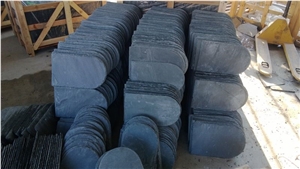 Split Surface Dark Grey Slate Stone for Roofing Tiles