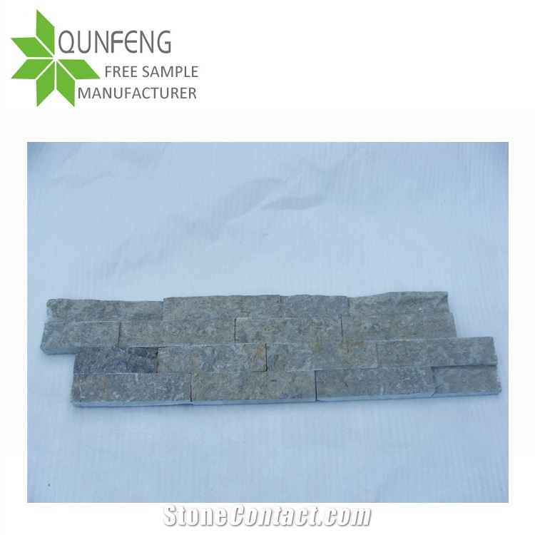 Split Surface Durable Natural Brown Slate Wall Panel/Stone Wall Tile/Stacked Stone