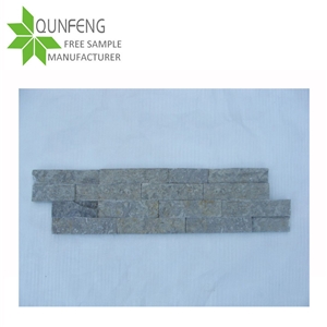 Split Surface Durable Natural Brown Slate Wall Panel/Stone Wall Tile/Stacked Stone