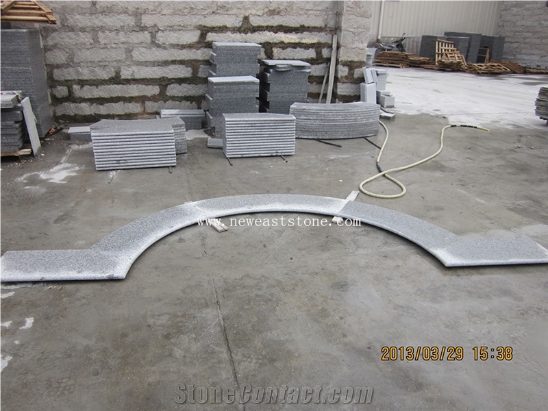 Cheap Padang White,China Bianco Sardo China Grey Sardo Irrgular Shap Round Shap Swimming Pool Tile Wholesale