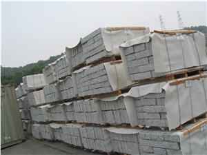 G603 Padang Light,Sesame White,Padang White,Bianco Amoy,Bianco Crystal Standard Road Stone Granite Kerbstone Types Sizes