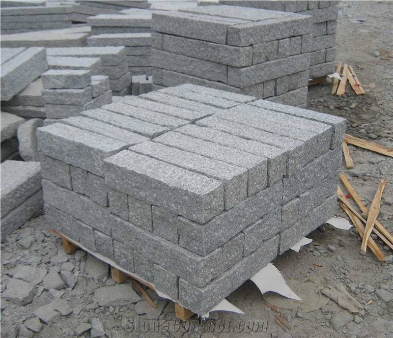 G603 Padang Light,Sesame White,Padang White,Bianco Amoy,Bianco Crystal Standard Road Stone Granite Kerbstone Types Sizes