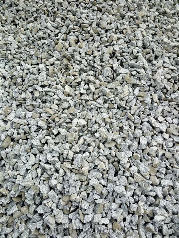 G623 Natural Light Grey Gravel & Crushed Stone, China Bianco Sardo Granite Gravel & Crushed Stone