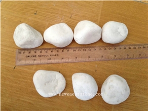 Landscaping Pebble Stone Thasos Snow White Pea Artificial Gravel for Driveway