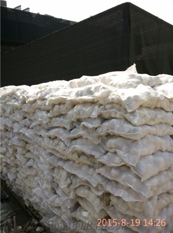 Landscaping Pebble Stone Thasos Snow White Pea Artificial Gravel for Driveway