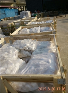Landscaping Pebble Stone Thasos Snow White Pea Artificial Gravel for Driveway