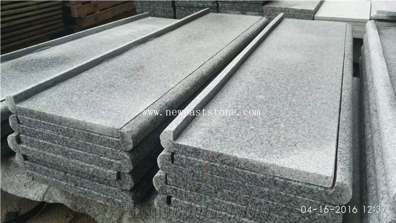 Wholesale G603 China Grey Sardo Flamed Swimming Pool Bullnose Tile Blue