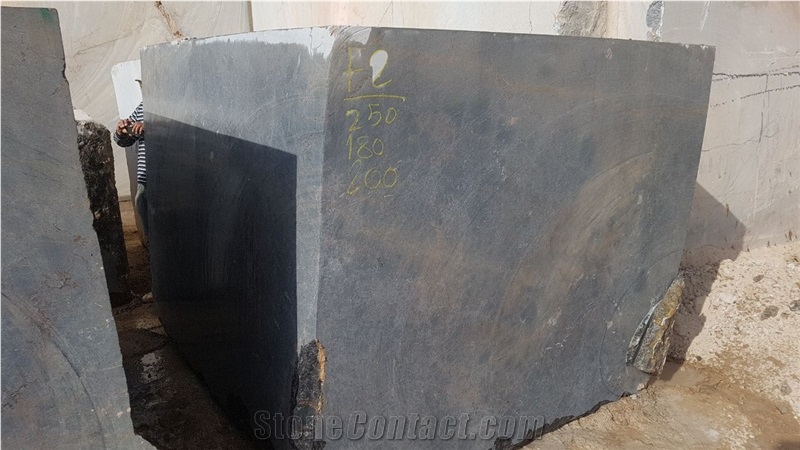 Golden Black Marble Block, Iran Black Marble