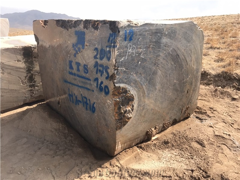 Golden Black Marble Block, Iran Black Marble
