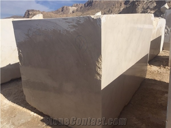 Imperial Beige Marble Block, Iran Beige Marble