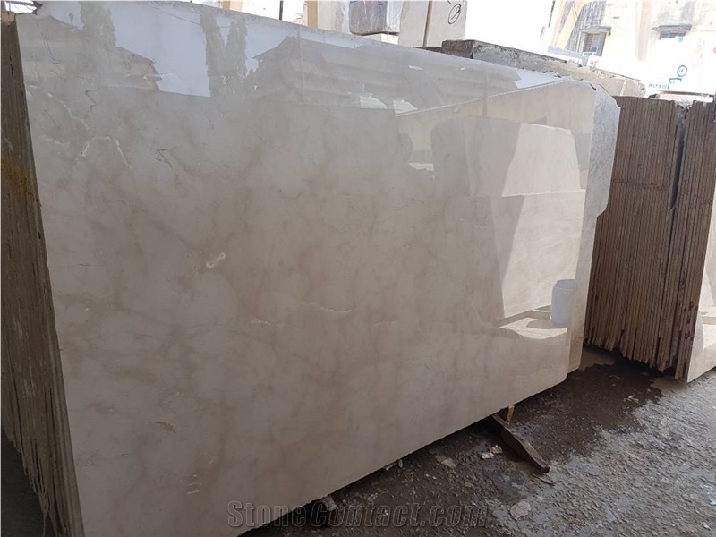 Imperial Beige Marble Block, Iran Beige Marble