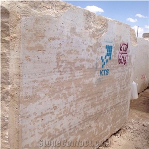 Iran Beige Travertine Block