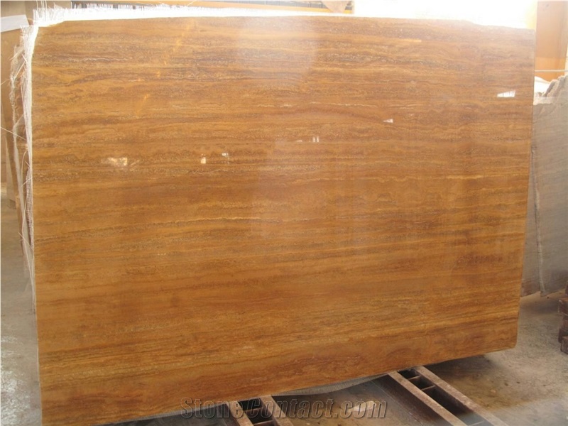 Iran Yellow Travertine Block