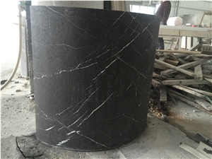 Bulgaria Grey Marble Columns,Dark Brown Marble Columns,Stone Columns