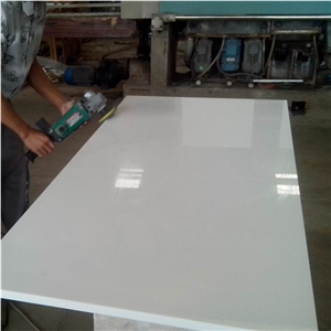 Pure White Nano Crystallized Glass Stone Slabs/Glass Stone Tiles & Slabs