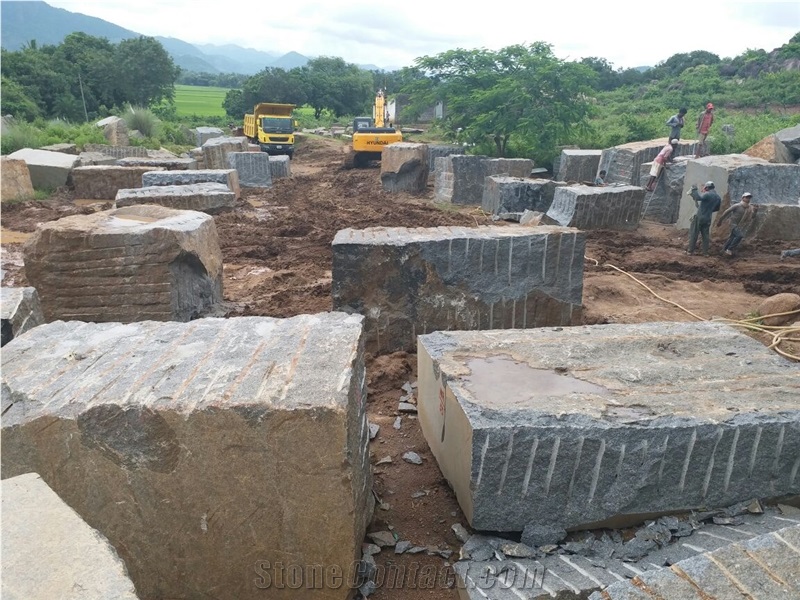 Green Apple Granite Blocks