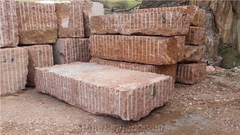 Rosso Asiago Verona Marble Blocks