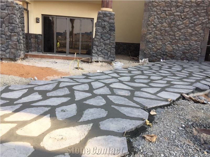 Lava Stone Flagstone Landscape Stepping Stone, Walkway