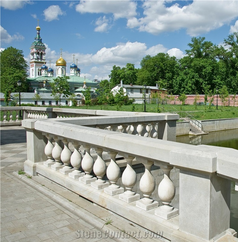 Maljat Limestone Balustrade & Railings, Beige Limestone Balustrade & Railings