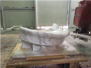 Volakas Marble Swivel Element