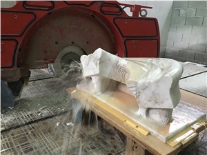 Volakas Marble Swivel Element