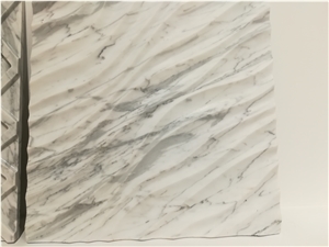 Cnc Waterjet Customized Marble Opus Pattern Wall Caverings Tiles