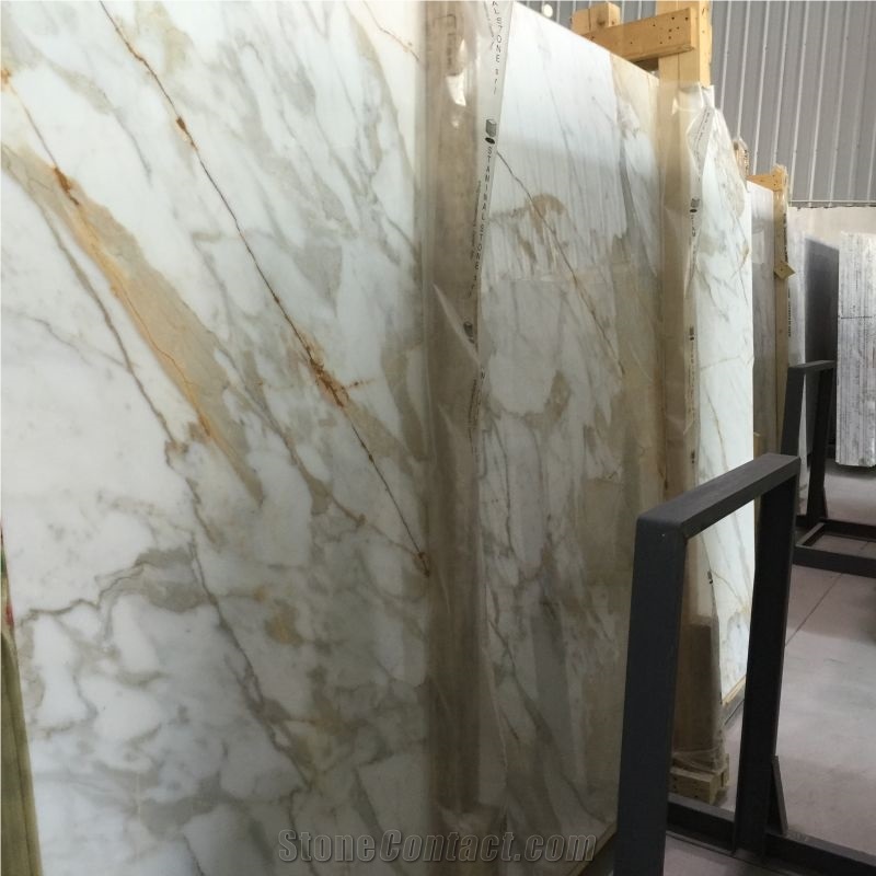 Marble Big Slab,Calacatta Oro Marble Tile for Interior Decoration