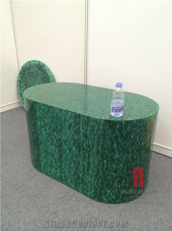 Moreroom Stone Malachite for Table Counter Top and Wall Interior Designs with Price