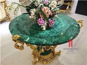 Moreroom Stone Malachite for Table Counter Top and Wall Interior Designs with Price