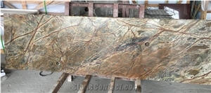 Marble Bar Top, Rain Forest Green Marble Commercial Counter Top