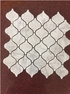 White Marble Mosaic / Allotype Mosaic/Polygon White Mosaic/Hexagon White Mosaic