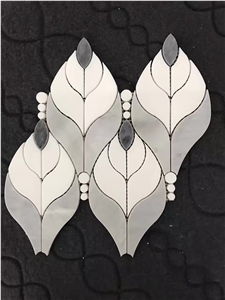 White Marble Mosaic / Allotype Mosaic/Polygon White Mosaic/Hexagon White Mosaic