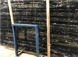 Silver Dragon Marble Slabs, China Black Marble