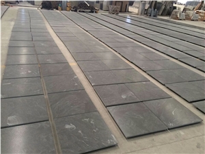American Virginia Black Jet Mist Granite Tiles & Slab Exterior - Interior Wall and Floor Applications, Countertops, Pool