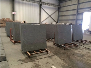 American Virginia Black Jet Mist Granite Tiles & Slab Exterior - Interior Wall and Floor Applications, Countertops, Pool