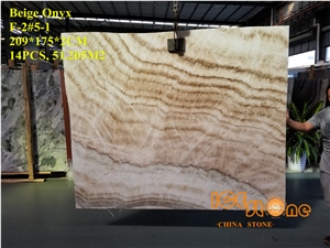China Beige Onyx,Large Quantity,Perfect Transpancy , Good Quality, Bookmatch, Quarry Owner, Floor , Hotel, Tv Set,Italy Tenax Ab Glue Processing.