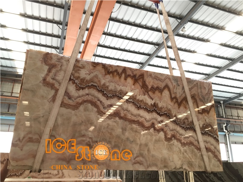 Chinese Rainbow Onyx, China Colorful Onyx,Nice Decorated Stone,Good for Bookmatch,Interior Wall and Floor Applications
