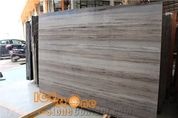 Crystal Wood Grey Wooden Marble Slabs and Tiles Wall Cladding, Commercial and Residential Flooring, Kitchen Countertops, Stairs, Fireplaces, Sinks
