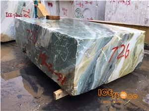 Verde Onyx/Paradise Jade/Dreaming Green Color/Marble Block/Nature Stone/China Own Quarry/Transparency/Backlit/Nature Stone Products