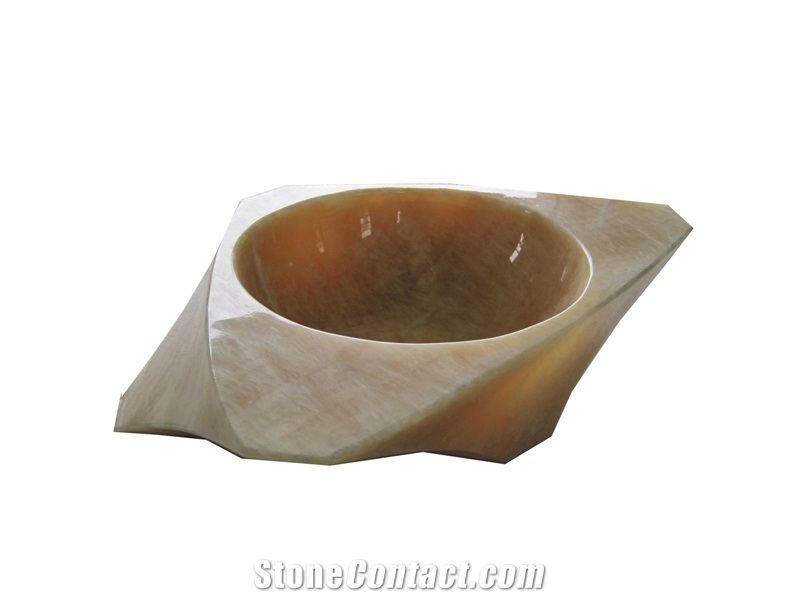 Natural Stone Vessel Sinks,Wash Basins,Bathroom Sinks/Basins，Onyx Sinks，Onyx Wash Bowls,