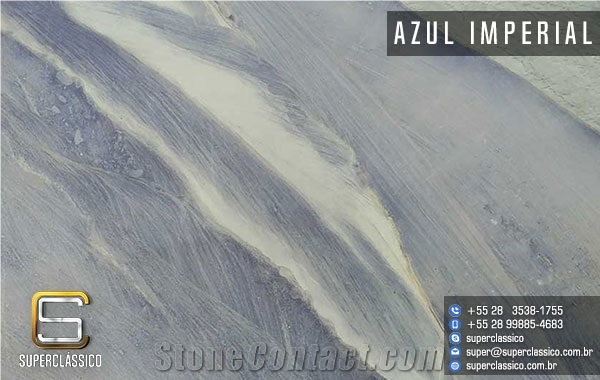 Azul Imperial Quartzite Slabs