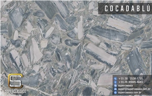 Cocadablu Quartzite Slabs, Cocada Blue Quartzite