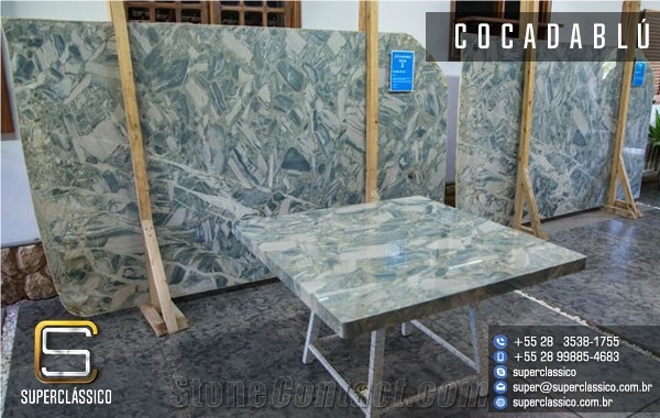 Cocadablu Quartzite Slabs, Cocada Blue Quartzite