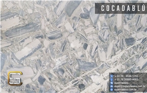 Cocadablu Quartzite Slabs, Cocada Blue Quartzite