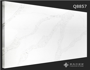 Artificial Calacatta White Quartz Slab Artificial Calacatta White Quartz Slab