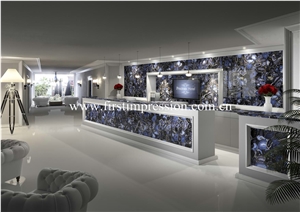 Cheapest Blue Agate Gemstone Backlit Slabs/ Flooring/ Walling/ Agate Mosaic/ Semiprecious Stone/ Blue Agate Semi Precious Stone for House Decoration Cheapest Blue Agate Gemstone Backlit Slabs/ Flooring/ Walling/ Agate Mosaic/ Semiprecious Stone/ Blue Agate Semi Precious Stone for House Decoration