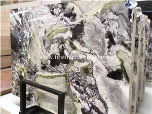 Chinese Green Marble Slabs/ White Beauty Marble Slabs and Tiles/ Cut to Size/ China Jade/ Bookmatck Wall Covering/ Hotel Floor/ Tv Set Cladding Tiles