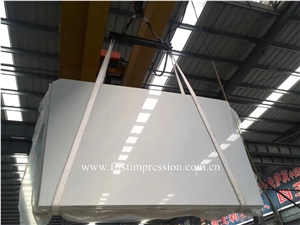Pure White Jade Marble Tiles & Slabs /China White Jade Slab /Sichuan White Marble /China Absolutely White Jade Marble Slab for Wall and Flooring