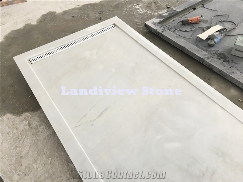 Afyon White Shower Tray, Afyon White Shower Base